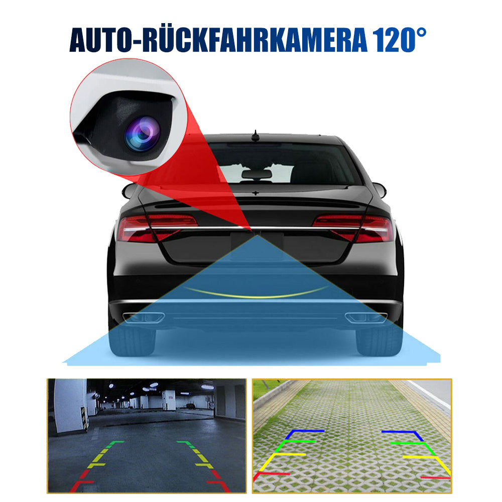 ESSGOO Universal AHD Car Backup Parking Reverse  Camera Night Vision Car Rear View Reverse Camera IP68 Waterproof 120° Wide View